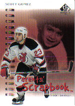 2000 SP Authentic Parents Scrapbook #PS4 Scott Gomez