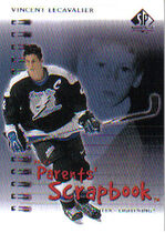 2000 SP Authentic Parents Scrapbook #PS7 Vincent LeCavalier