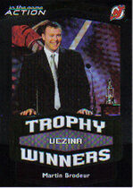 2003 ITG Action Trophy Winners #TW2 Martin Brodeur