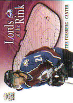 2002 Pacific Crown Royale Lords of the Rink #6 Peter Forsberg