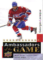 2009 Upper Deck Ambassadors of the Game Series 2 #AG41 Georges Laraque