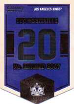 2012 Panini Classics Signatures Banner Numbers #37 Luc Robitaille