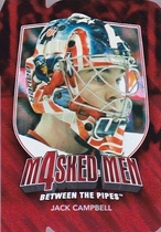 2011 ITG Between The Pipes Masked Men IV Ruby Die Cuts #MM11 Jack Campbell