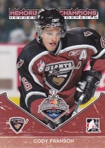 2007 ITG Heroes and Prospects Memorial Cup Champions #MC-06 Cody Franson