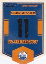 2012 Panini Classics Signatures Banner Numbers #35 Mark Messier