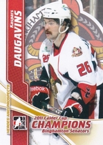 2011 ITG Heroes and Prospects Calder Cup Champions #CC05 Kaspars Daugavins