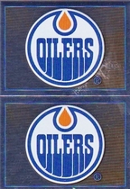 2012 Panini Stickers Team Logo Foils #A23/A53 Edmonton Oilers