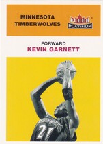 2001 Fleer Platinum #54 Kevin Garnett