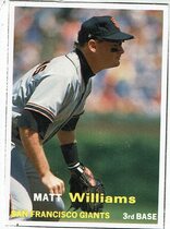 1990 SCD Baseball Card Price Guide Replicards #58 Matt Williams