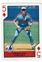 1990 U.S. Playing Cards All Stars #5D Tim Wallach