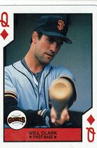 1990 U.S. Playing Cards All Stars #12D Will Clark