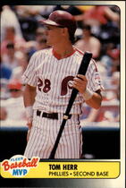 1990 Fleer Baseball MVPs #18 Tom Herr