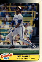 1990 Fleer Baseball MVPs #24 Fred McGriff