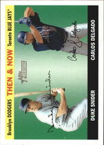 2004 Topps Heritage Then and Now #TN3 Delgado|Snider