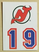 1987 Topps Sticker Inserts #27 New Jersey Devils