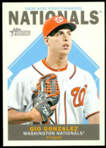 2013 Topps Heritage New Age Performers #NAP-GG Gio Gonzalez