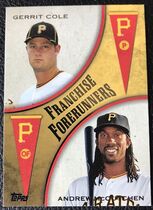 2013 Topps Update Franchise Forerunners #4 Andrew Mccutchen|Gerrit Cole