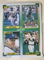 1990 Topps Wax Box Cards #E Dwight Gooden