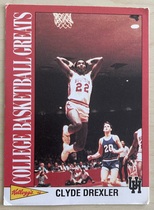 1992 Kelloggs Raisin Bran College Basketball Greats #2 Clyde Drexler