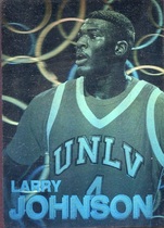 1992 Front Row Holograms #1 Larry Johnson