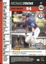 2005 Topps Pack Wars #37 Michael Young