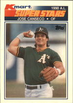 1990 Topps K-Mart Super Stars #21 Jose Canseco