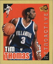 1997 Press Pass Double Threat Retroactive #RA7 Tim Thomas