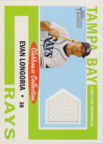 2013 Topps Heritage Clubhouse Collection Relics #CCR-EL Evan Longoria