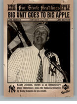 2006 Upper Deck First Pitch Hot Stove Headlines #HS17 Randy Johnson