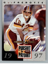 1997 Pinnacle X-Press Pursuit of Paydirt #25 Gus Frerotte