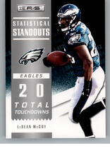 2012 Panini Rookies and Stars Statistical Standouts #19 Lesean Mccoy