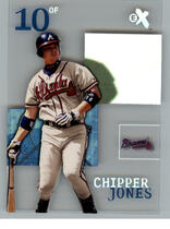 2003 Fleer E-X #8 Chipper Jones