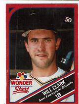 1990 Wonder Bread Stars #19 Will Clark