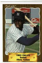 1990 ProCards Albany-Colonie Yankees #1046 Vince Phillips