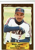 1990 ProCards Canton-Akron Indians #1305 Miguel Sabino