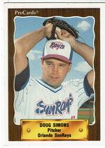 1990 ProCards Orlando Sun Rays #1082 Doug Simons