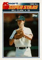 1990 Topps K-Mart Super Stars #1 Will Clark