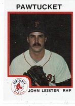 1987 ProCards Pawtucket Red Sox #55 John Leister