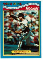 1988 ToysRUs Rookies #10 Mike Dunne