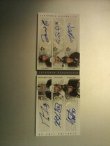 2011 Panini Contenders Starting Line Ups Booklet Autographs #1 Strait|Letang|Fleury|Malkin|Staal|Neal