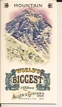 2010 Topps Allen & Ginter Mini World's Biggest #WB5 Mount Everest