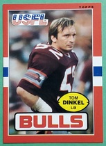 1985 Topps USFL #50 Tom Dinkel