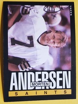 1985 Topps Base Set #101 Morten Andersen
