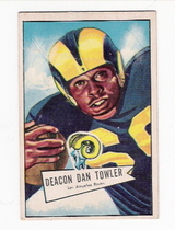1952 Bowman Large #120 Deacon Dan Towler