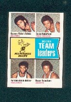 1974 Topps Base Set #91 Milwaukee Bucks