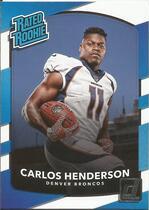 2017 Donruss Base Set #336 Carlos Henderson