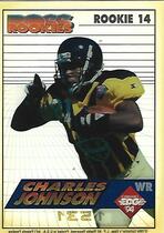 1994 Collectors Edge Boss Rookies Update Pop Warner Green #14 Charles Johnson