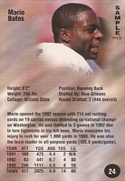 1994 Superior Rookies Samples #24 Mario Bates