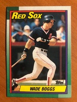 1990 Topps Wax Box Cards #A Wade Boggs