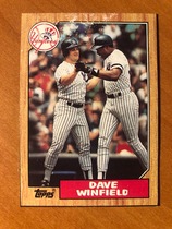 1987 Topps Wax Box Cards #H Dave Winfield